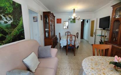 Dining room of Flat for sale in  Sevilla Capital  with Air Conditioner, Furnished and Balcony