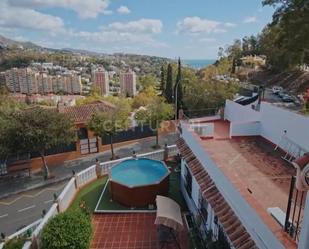 Vista exterior de Casa o xalet en venda en Málaga Capital amb Terrassa i Piscina