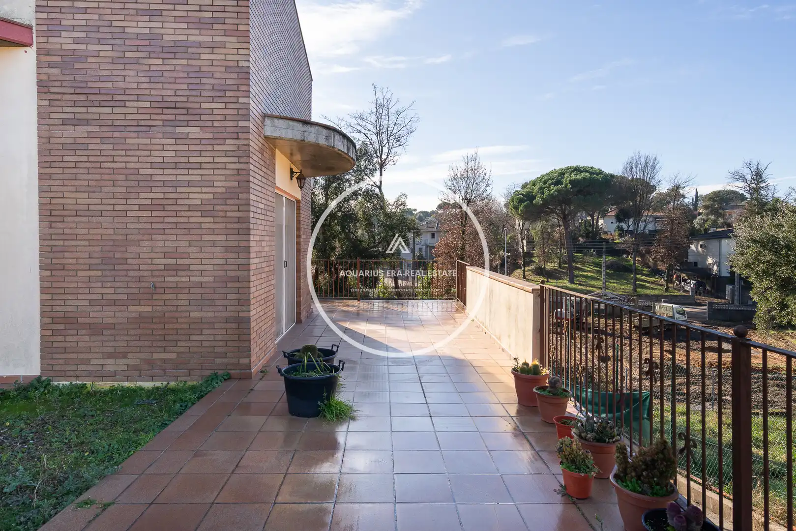 Terraza de Casa o chalet en venta en Santa Coloma de Farners con Calefacción, Jardín privado y Piscina