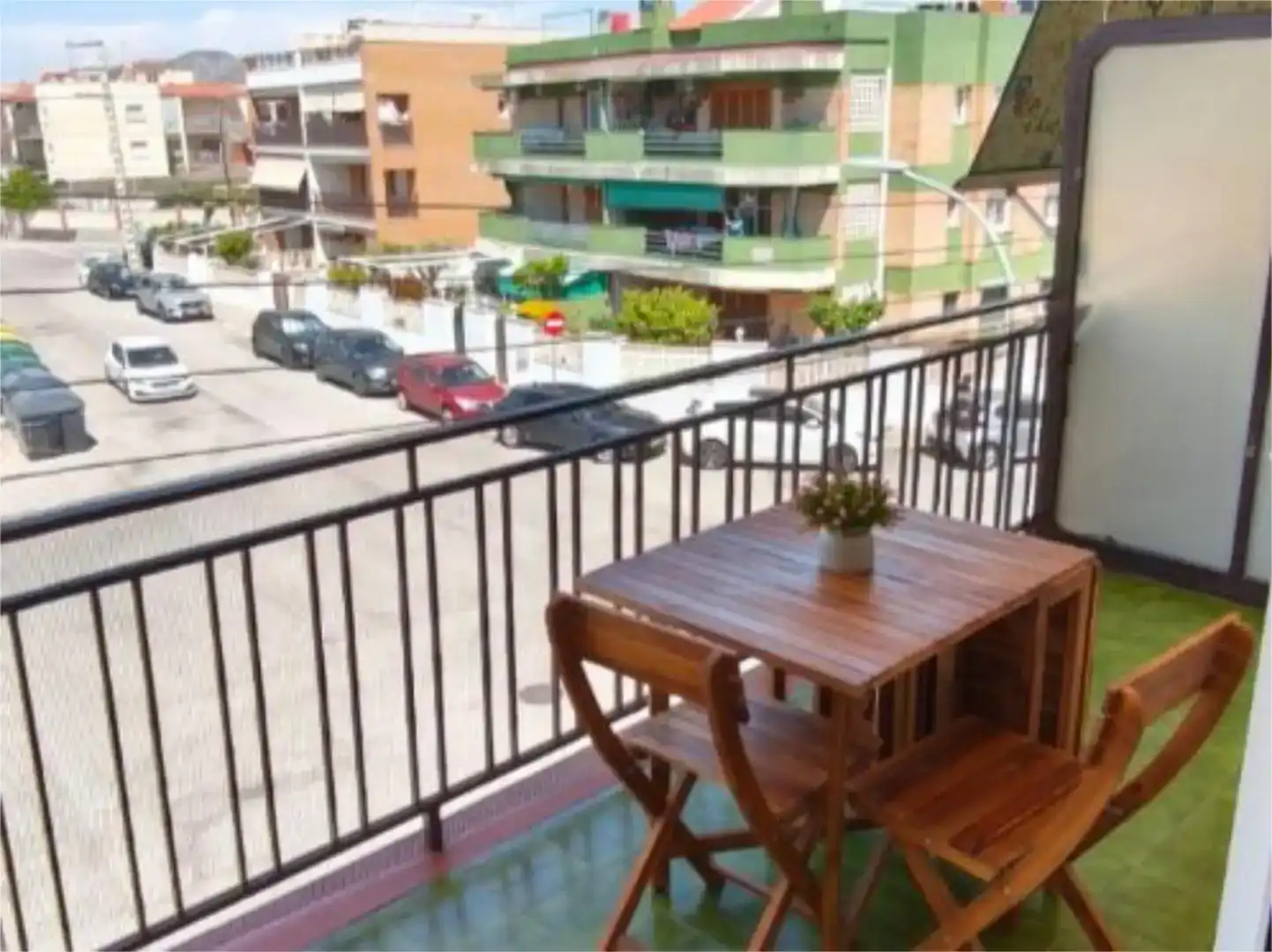 Terrasse von Wohnung zum Verkauf in Cubelles mit Klimaanlage und Balkon