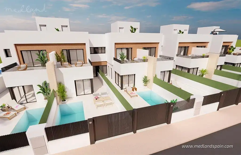 Maison mitoyenne avec piscine à vendre à Santiago de la Ribera, imagen 9