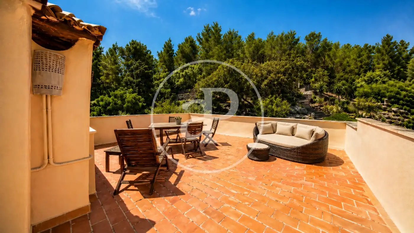 Terrassa de Casa o xalet en venda en Esporles amb Aire condicionat, Calefacció i Jardí privat