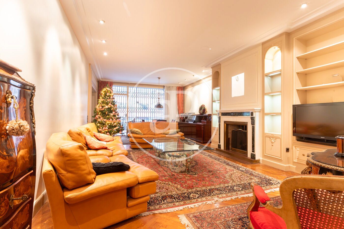 Sala d'estar de Pis de lloguer en  Barcelona Capital amb Aire condicionat, Calefacció i Terrassa