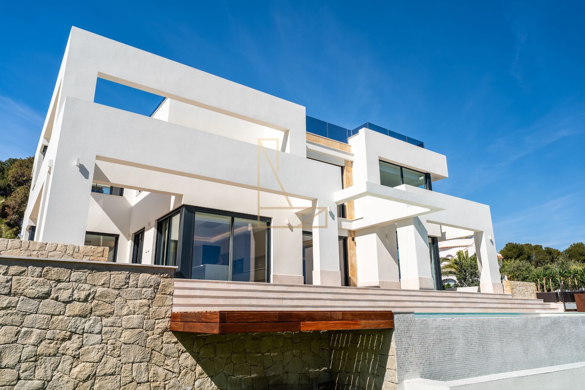 Exterior view of House or chalet for sale in Benissa  with Air Conditioner, Heating and Private garden
