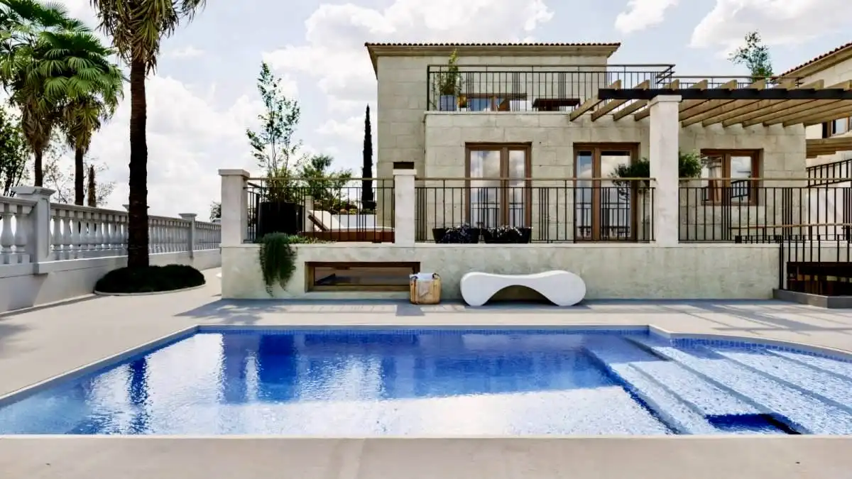 Villa mit Pool zum Verkauf in Pueblo Acantilado - Lanuza