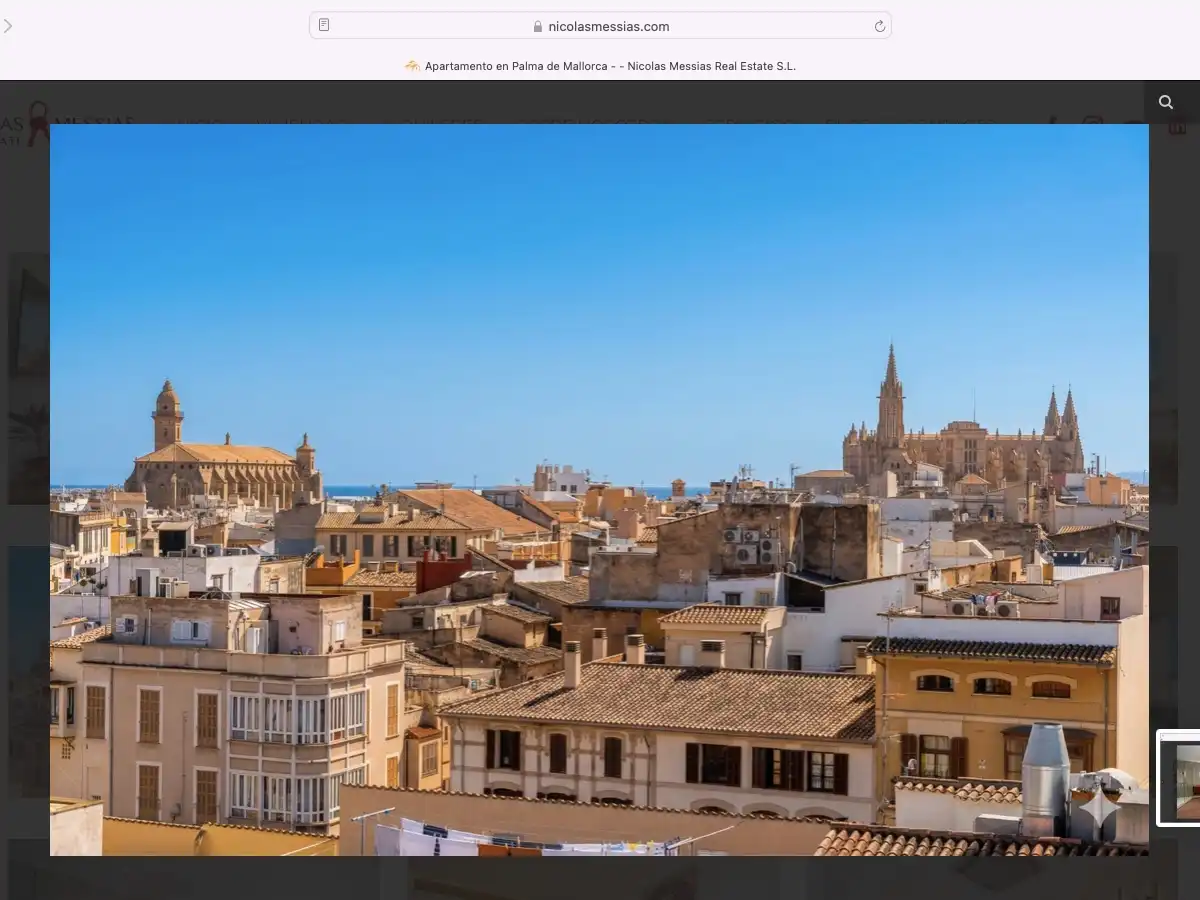 Außenansicht von Wohnung zum Verkauf in  Palma de Mallorca mit Klimaanlage und Terrasse