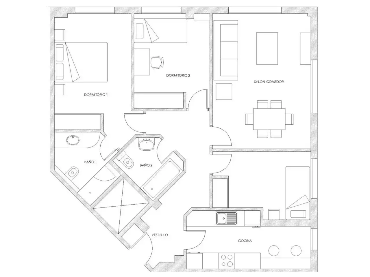 Piso en venta en Madrid con Aire acondicionado, Calefacción y Parquet