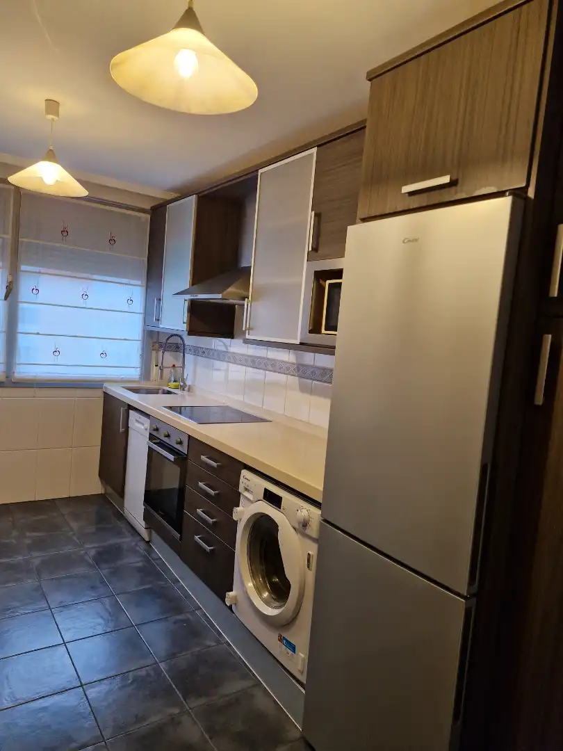 Küche von Wohnung zur Miete in Lezama mit Heizung, Parkett und Terrasse