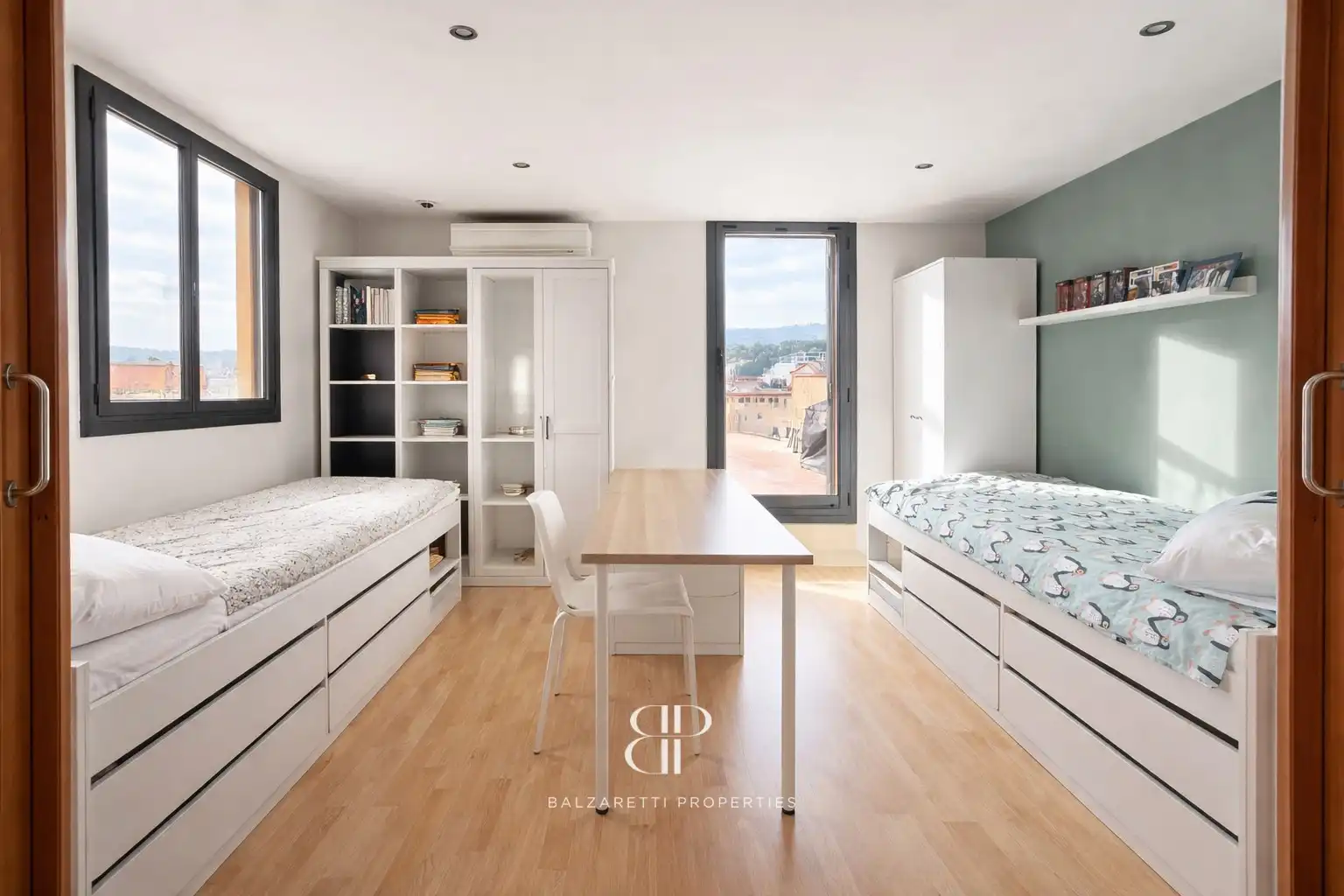 Bedroom of Flat for sale in Alella  with Heating, Terrace and Furnished