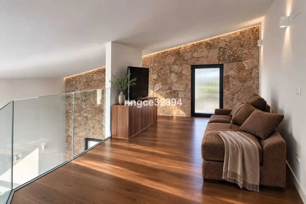 Living room of Houses for sale in Estepona  with Air Conditioner, Private garden and Terrace