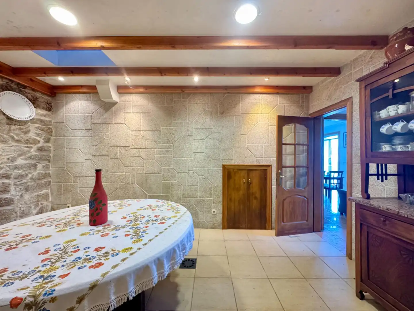 Esszimmer von Haus oder Chalet zum Verkauf in Redondela mit Heizung, Privatgarten und Parkett