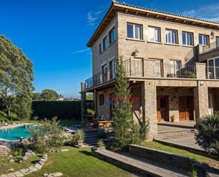 Exterior view of Single-family semi-detached for sale in Celrà  with Air Conditioner, Heating and Private garden