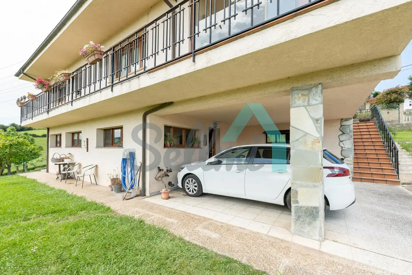 Parking of Houses for sale in Gijón   with Heating, Private garden and Terrace