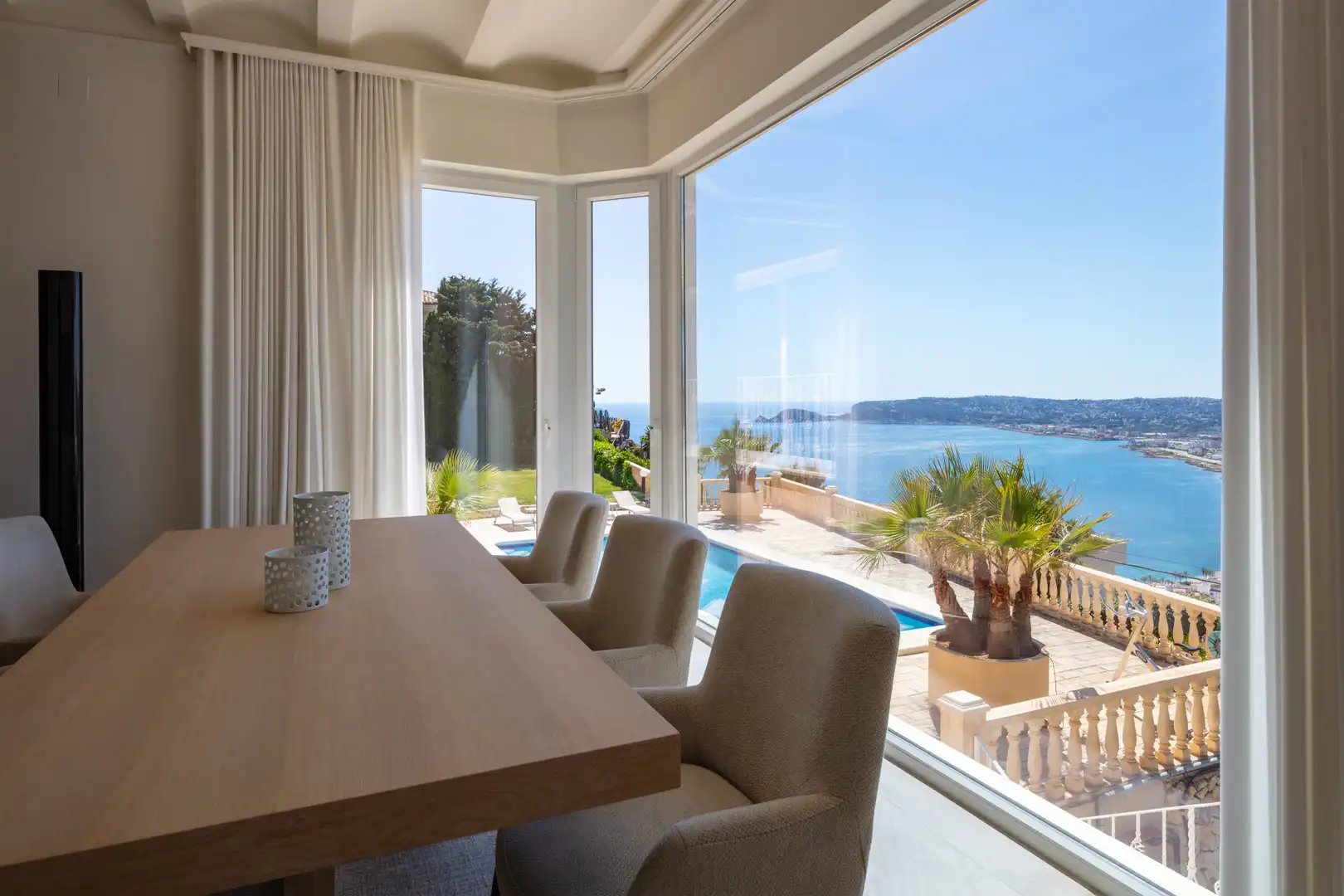 Dining room of Houses for sale in Jávea / Xàbia  with Air Conditioner, Heating and Private garden