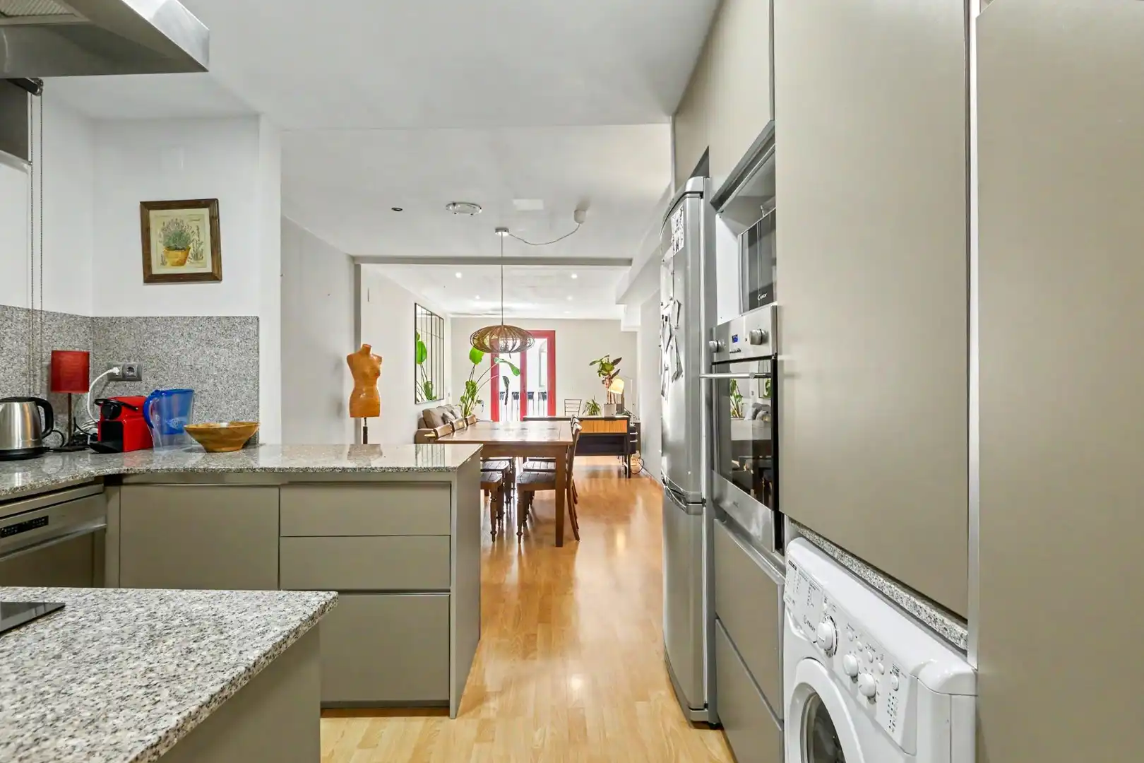 Kitchen of Flat for sale in Barcelona  with Air Conditioner, Heating and Parquet flooring