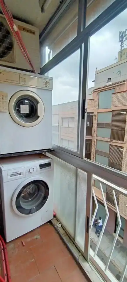 Terraza de Piso de alquiler en Terrassa con Amueblado