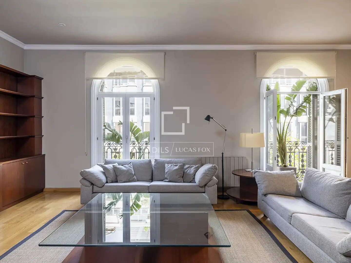 Living room of Flat for rent in Barcelona  with Furnished