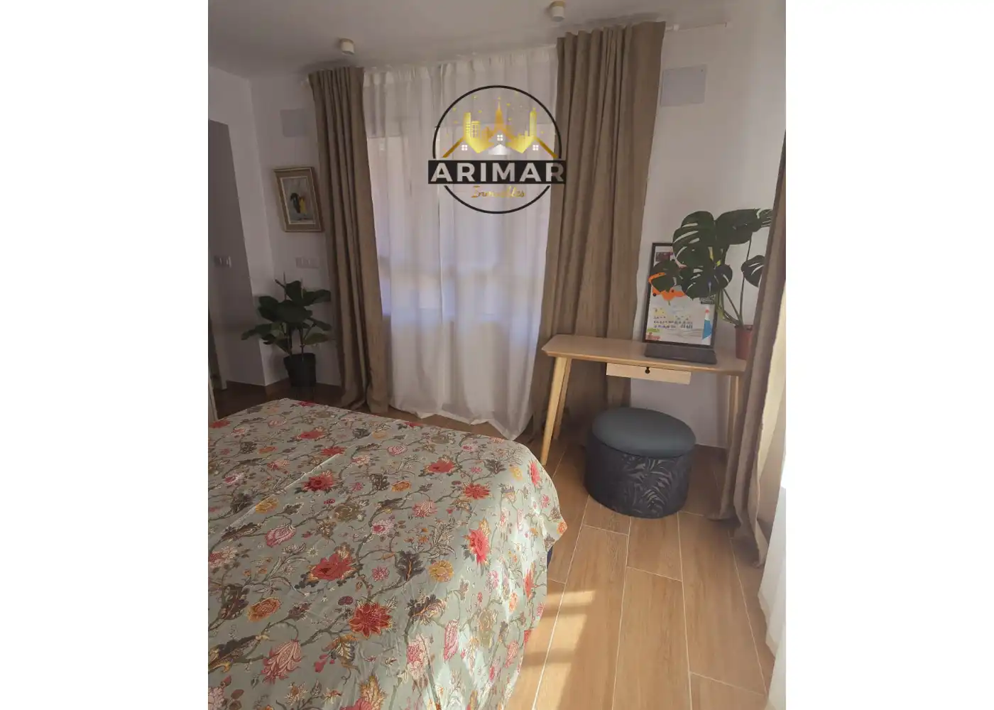 Schlafzimmer von Wohnung zum Verkauf in Castellón de la Plana / Castelló de la Plana mit Möbliert, Ofen und Waschmaschine