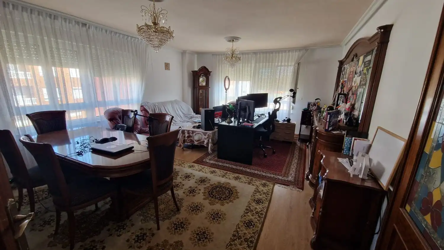 Sala de estar de Casa o chalet en venta en Villaquilambre con Calefacción, Terraza y Trastero