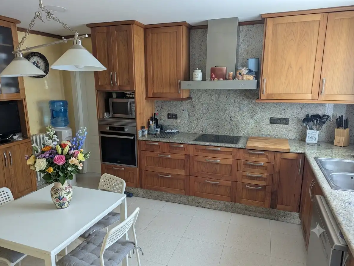 Cuina de Apartament en venda en Sagunto / Sagunt amb Aire condicionat, Calefacció i Parquet