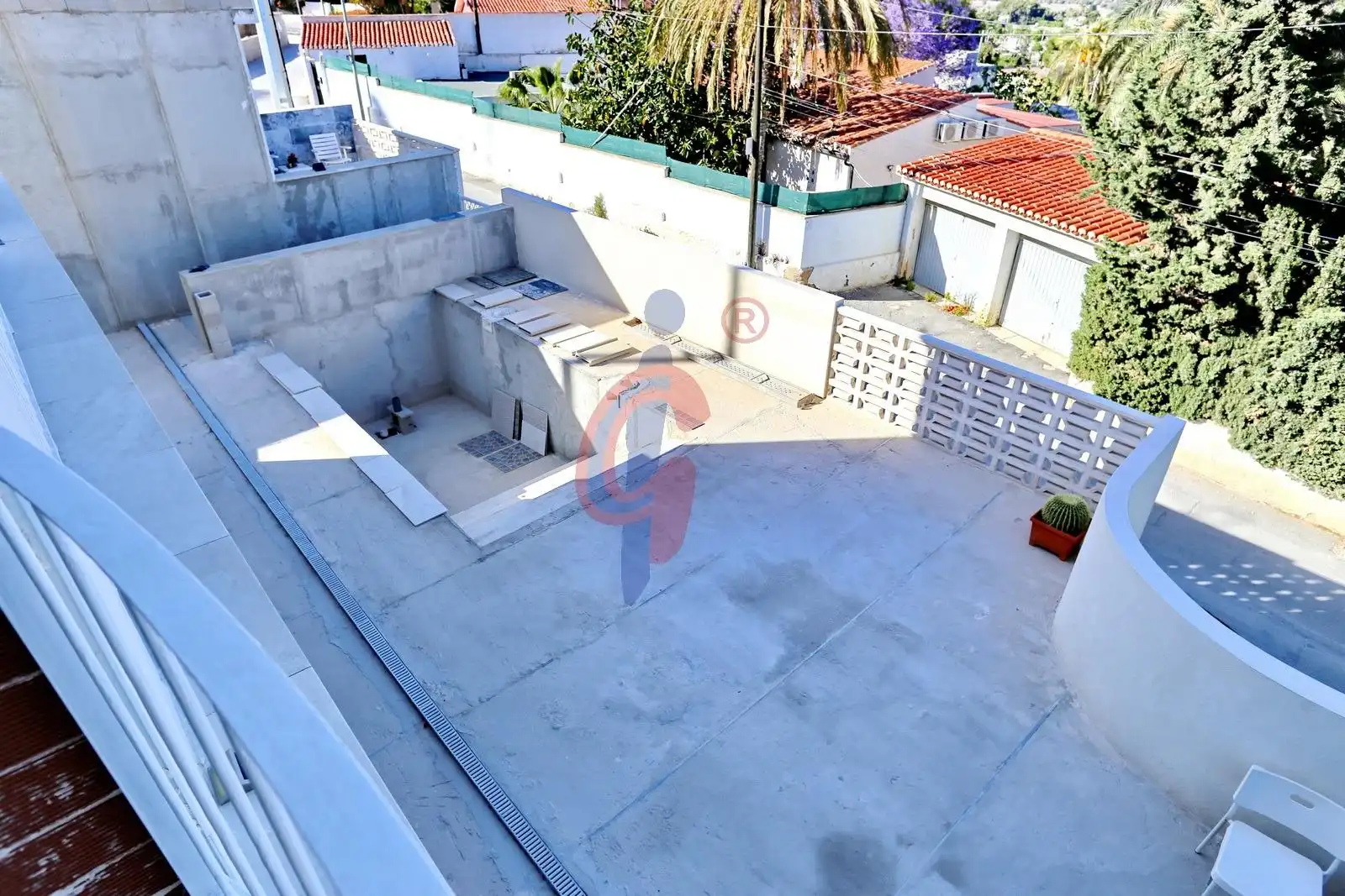 Terrassa de Casa o xalet en venda en Alicante / Alacant amb Jardí privat, Terrassa i Piscina