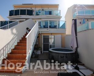 Exterior view of Single-family semi-detached for sale in Oliva  with Air Conditioner, Heating and Terrace