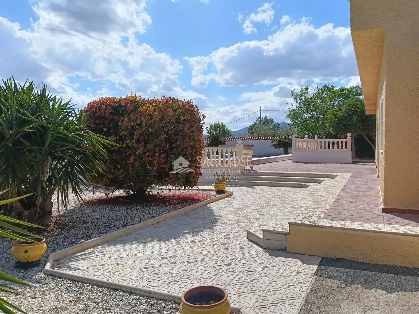 Terraza de Casa o chalet en venta en Aspe con Aire acondicionado, Calefacción y Jardín privado