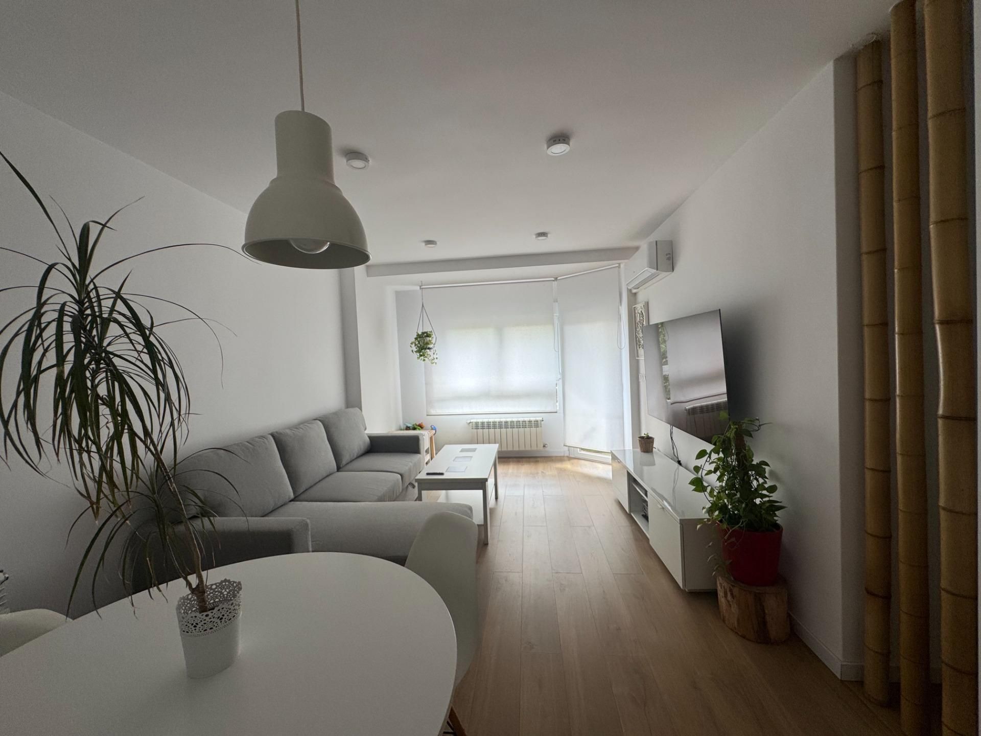 Living room of Flat to rent in  Madrid Capital  with Air Conditioner and Terrace