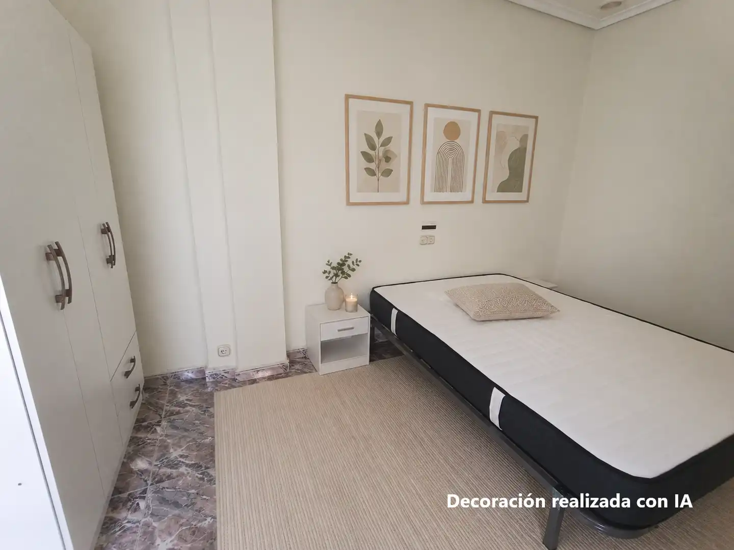 Schlafzimmer von Wohnung zur Miete in  Logroño mit Heizung, Terrasse und Möbliert