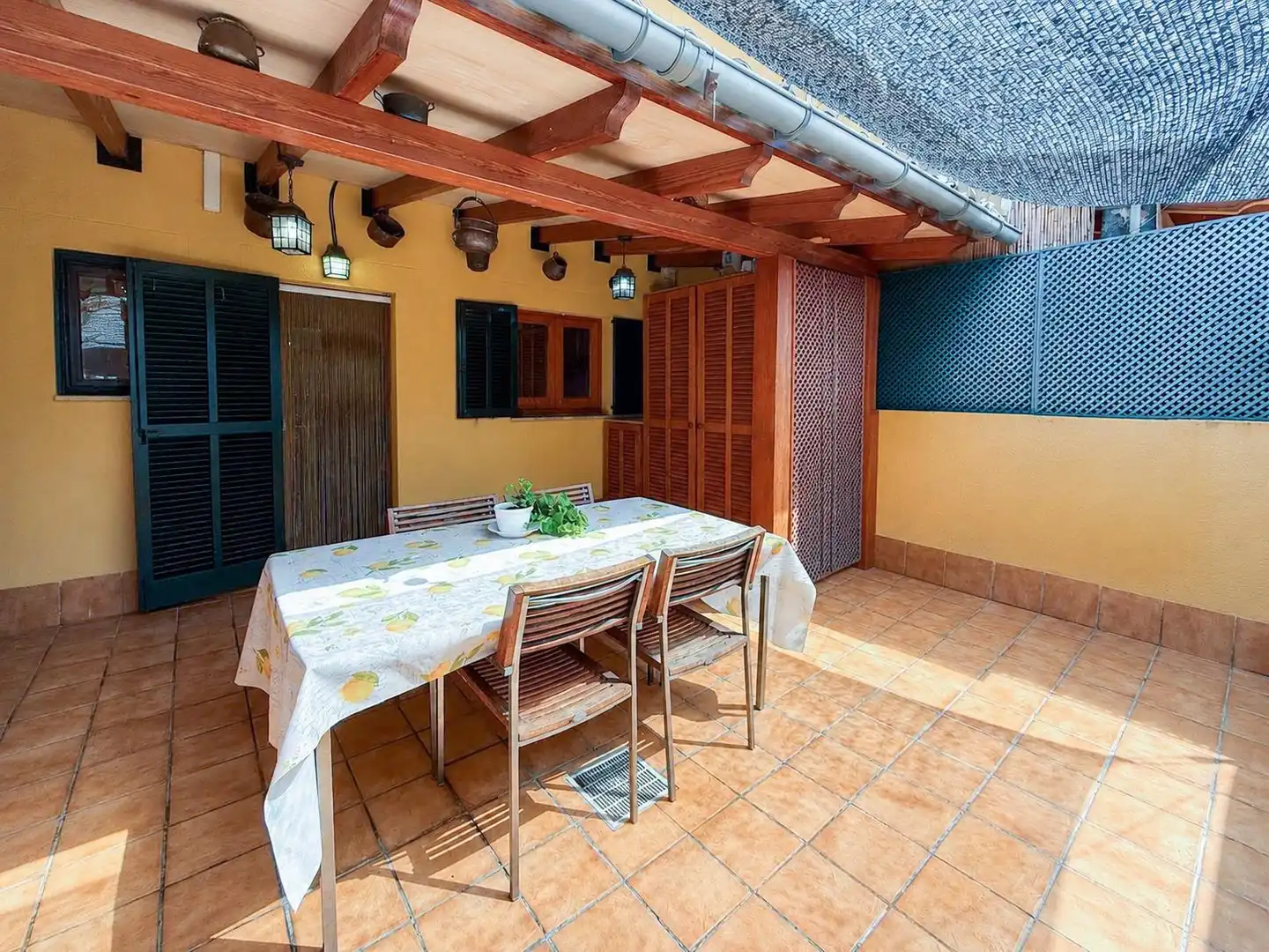 Terrassa de Casa adosada en venda en  Palma de Mallorca amb Moblat