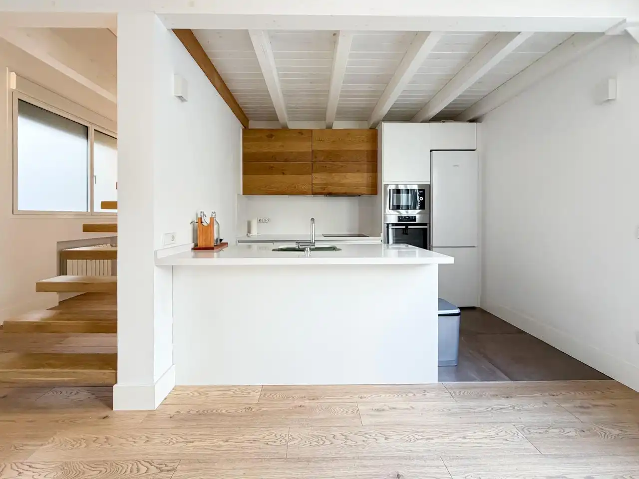 Küche von Maisonette zur Miete in Madrid mit Klimaanlage, Heizung und Terrasse
