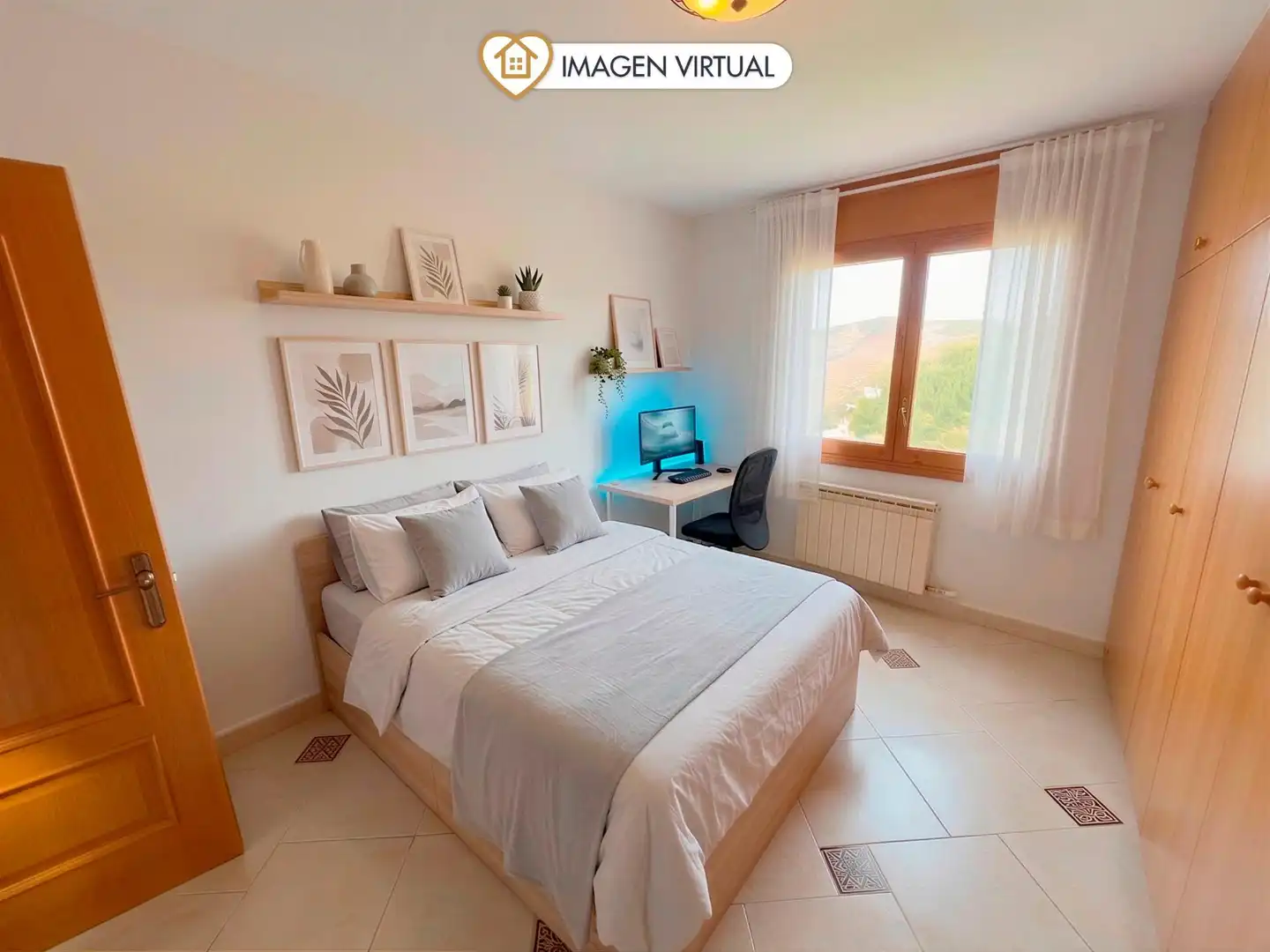 Habitación de Casa o chalet en venta en Vallirana con Calefacción, Jardín privado y Terraza