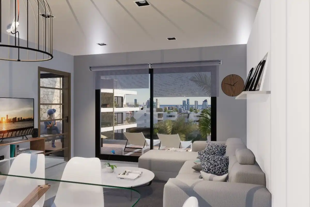 Apartamento con piscina en venta en Balcón de Finestrat - Terra Marina, imagen 3