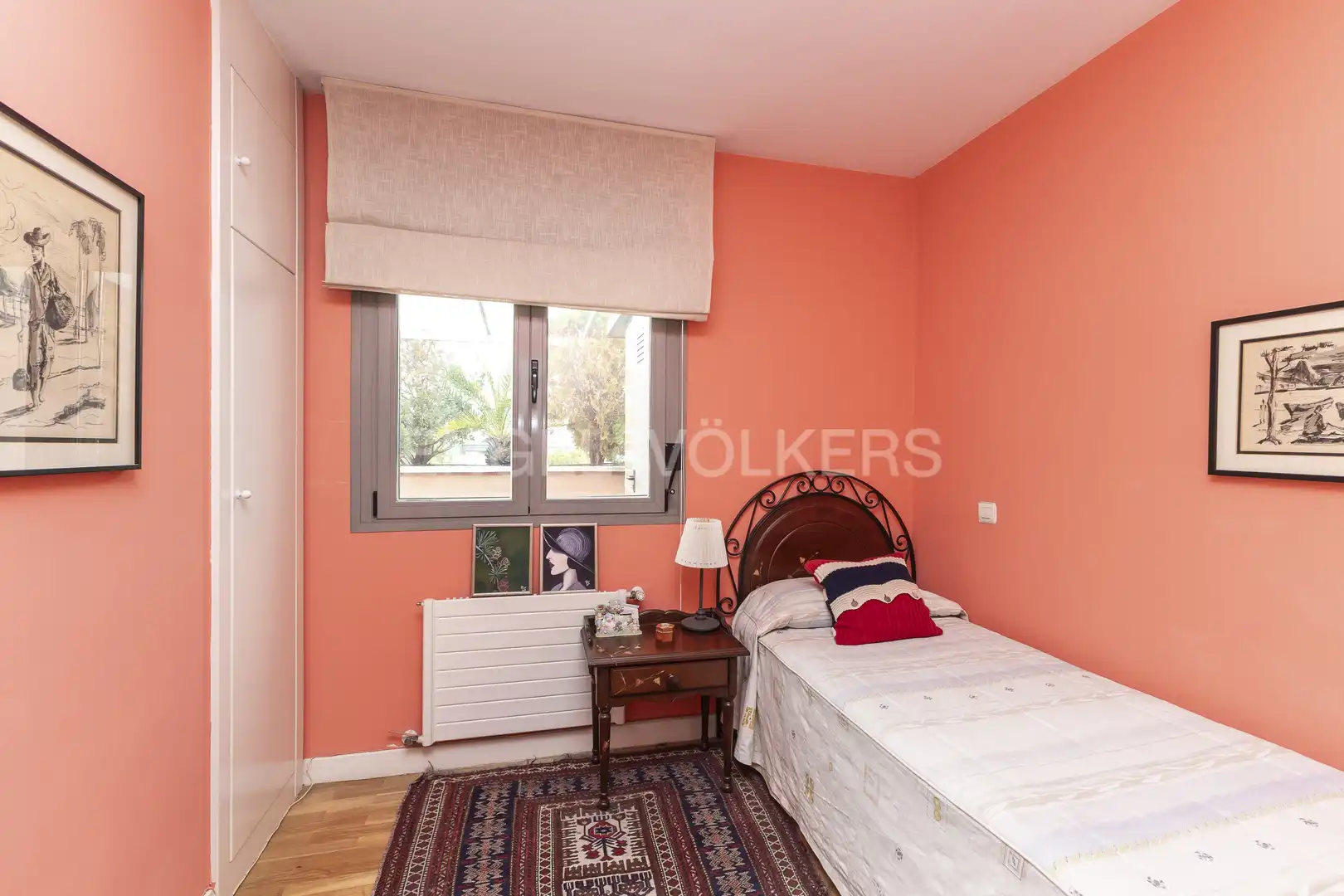 Schlafzimmer von Maisonette zur Miete in La Moraleja mit Klimaanlage, Heizung und Privatgarten