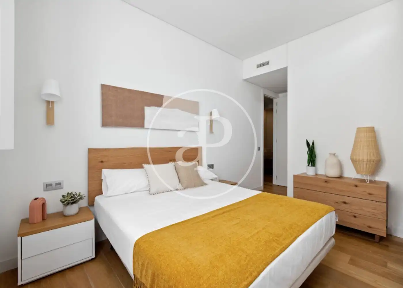 Bedroom of Flat for rent in Madrid  with Air Conditioner, Heating and Furnished