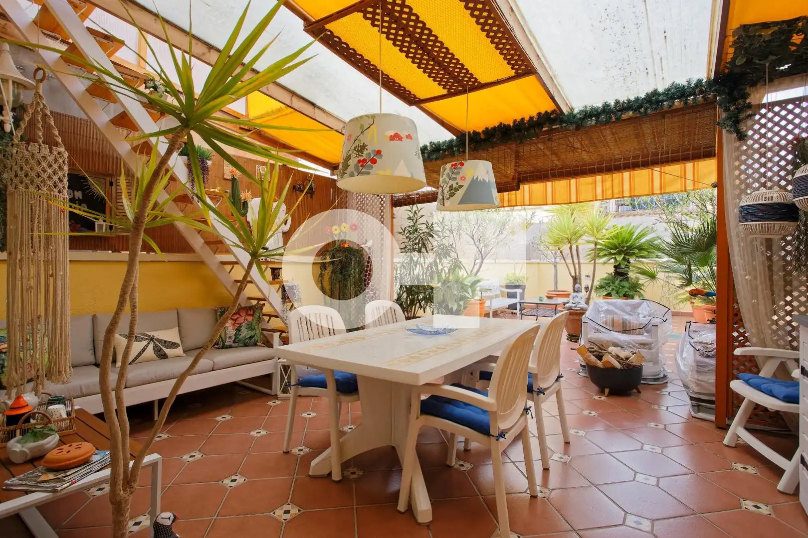 Garden of Detached homes for sale in Sant Adrià de Besòs  with Air Conditioner, Terrace and Storage room