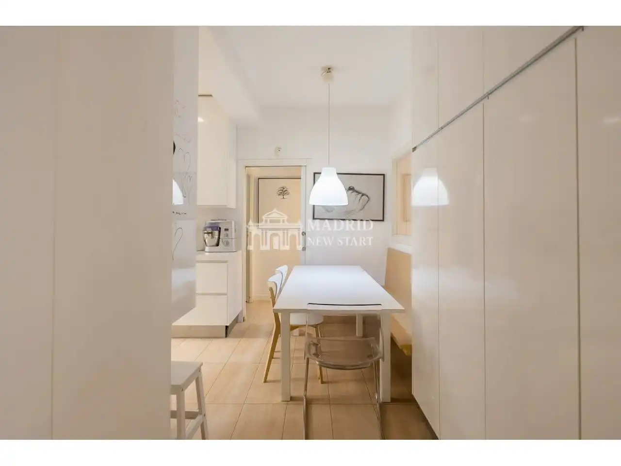 Küche von Wohnung zum Verkauf in Madrid mit Klimaanlage und Heizung