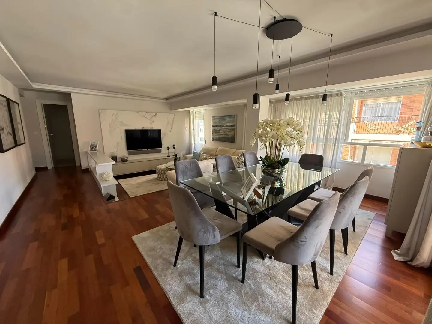 Esszimmer von Wohnung zum Verkauf in Guardamar del Segura mit Klimaanlage, Heizung und Terrasse