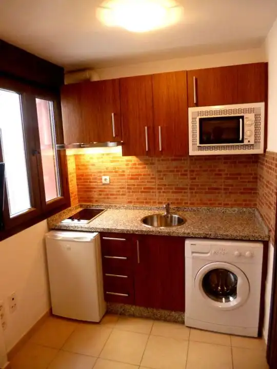 Kitchen of Study for rent in Granada  with Air Conditioner, Heating and Furnished