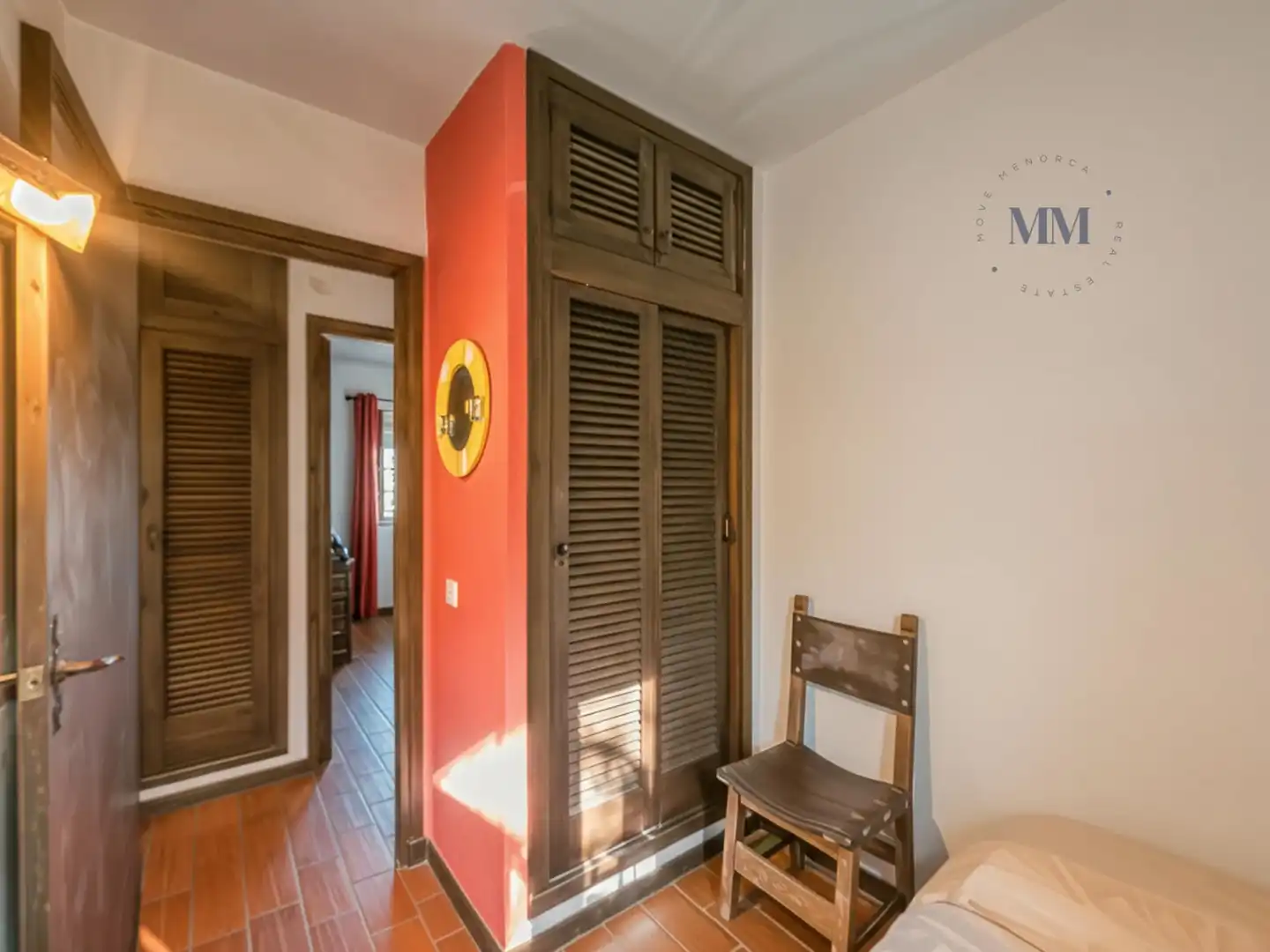 Schlafzimmer von Maisonette zum Verkauf in Es Castell mit Klimaanlage, Terrasse und Balkon
