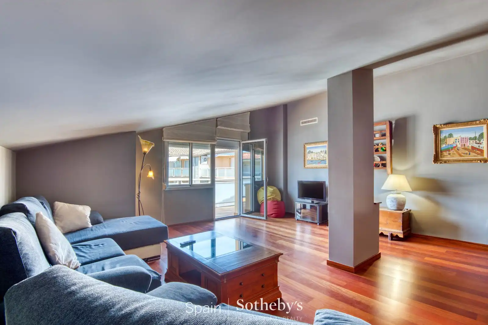 Sala d'estar de Àtic en venda en Castell d'Aro, Platja d'Aro i s'Agaró amb Aire condicionat, Calefacció i Terrassa