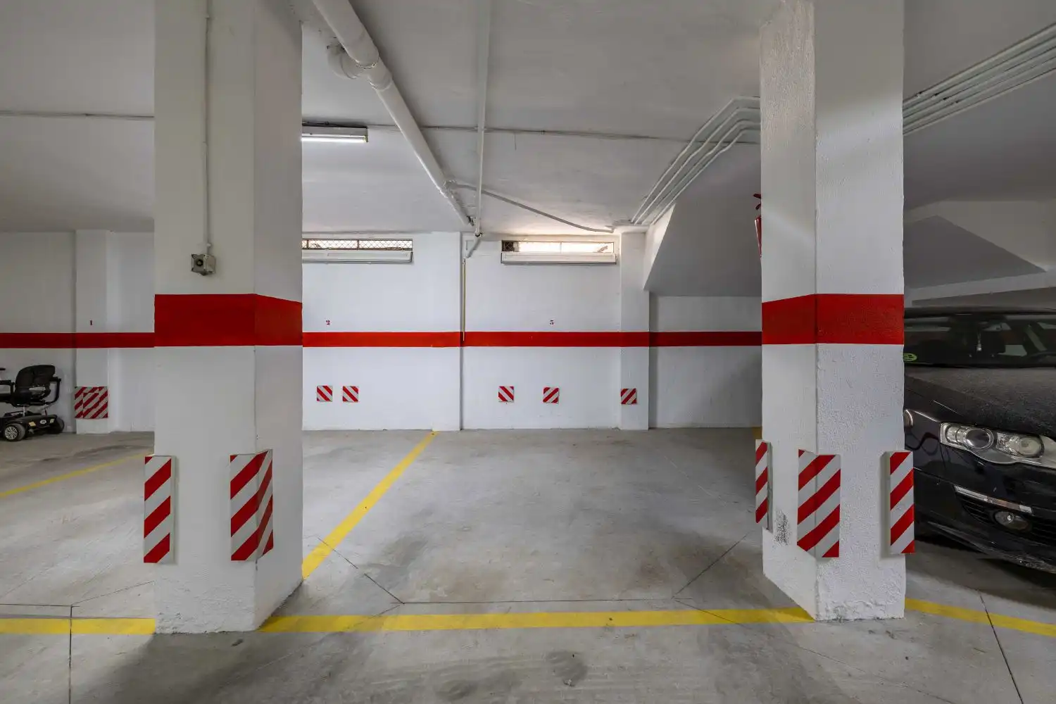 Parking of Flat for sale in Murcia  with Air Conditioner, Parquet flooring and Storage room