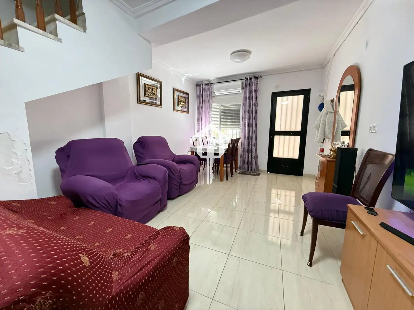 Sala de estar de Casa o chalet en venta en Alicante / Alacant con Aire acondicionado, Terraza y Balcón