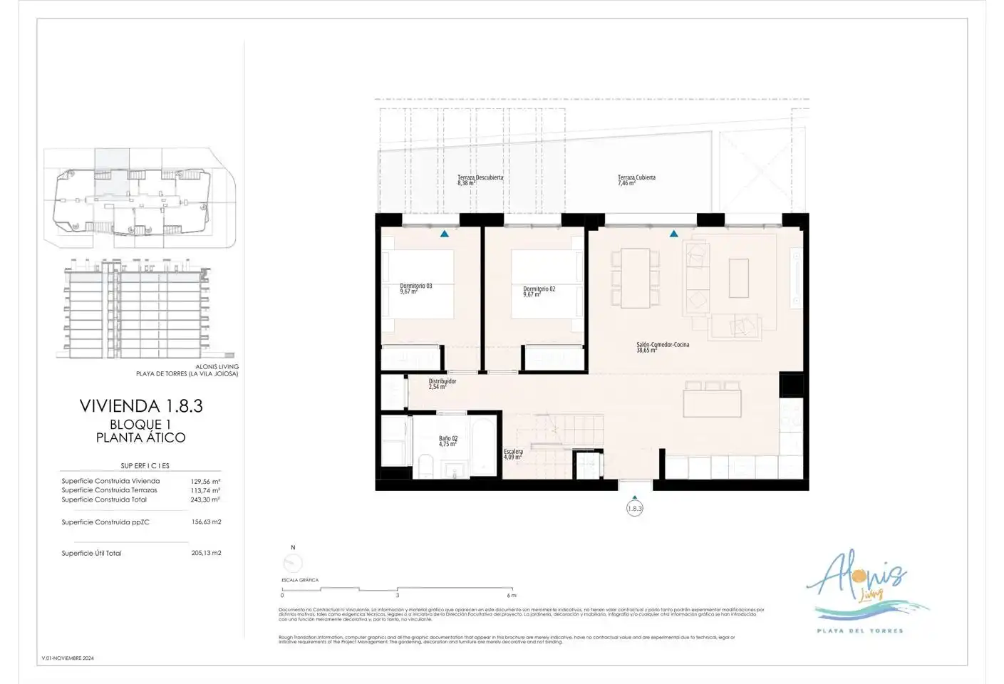 Piso con piscina en venta en Edeta, imagen 9