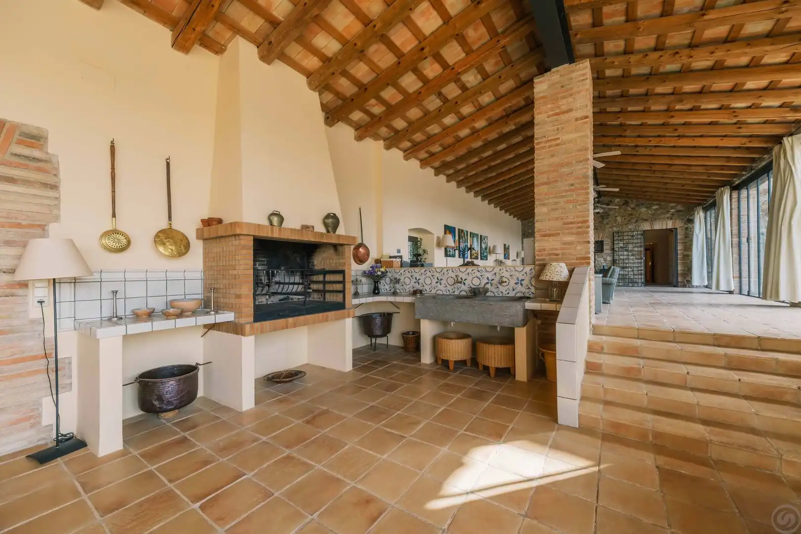 Cocina de Casa o chalet en venta en Llagostera con Calefacción, Terraza y Trastero