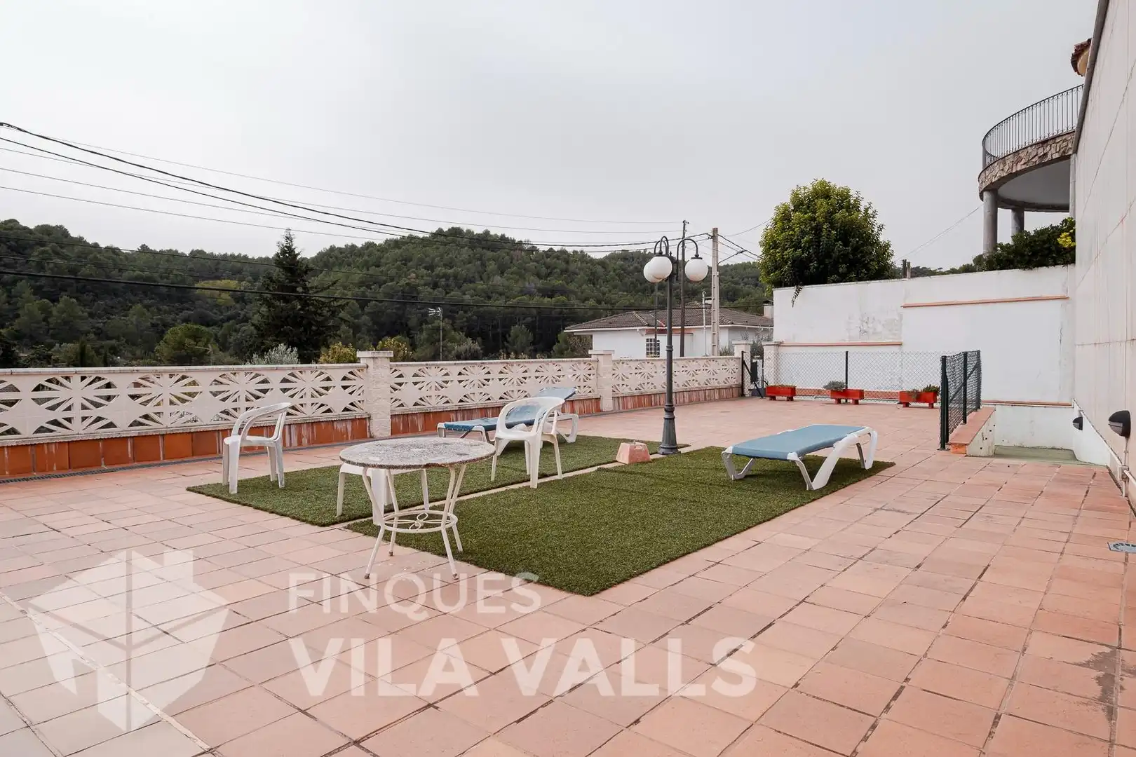 Terrassa de Casa o xalet en venda en Sant Feliu de Codines amb Jardí privat i Piscina