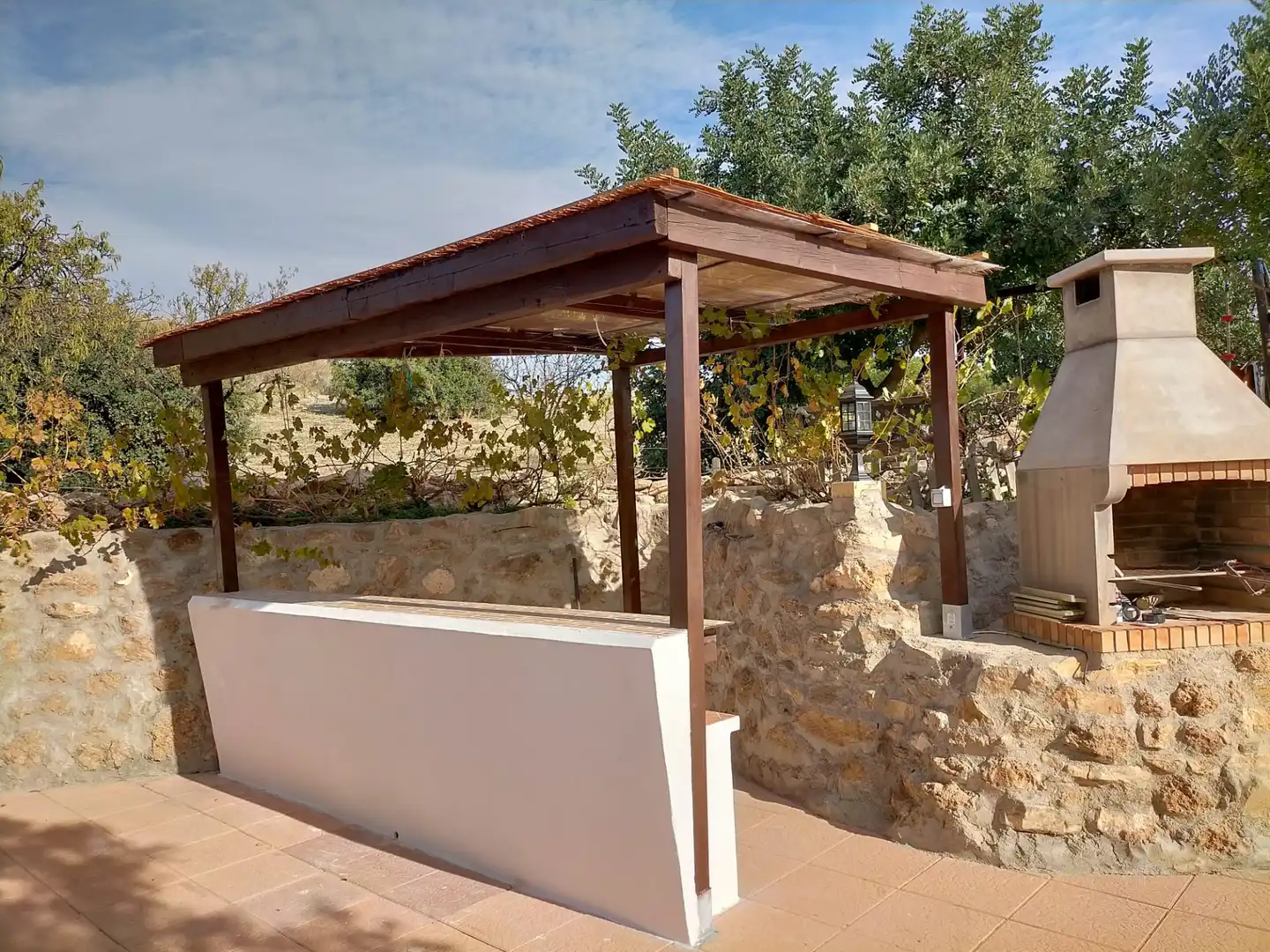 Terrace of Country homes for rent in Taberno  with Heating, Private garden and Terrace