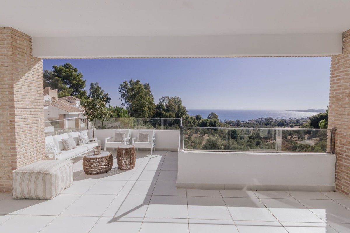 Terrassa de Casa o xalet en venda en Benalmádena amb Aire condicionat, Terrassa i Piscina