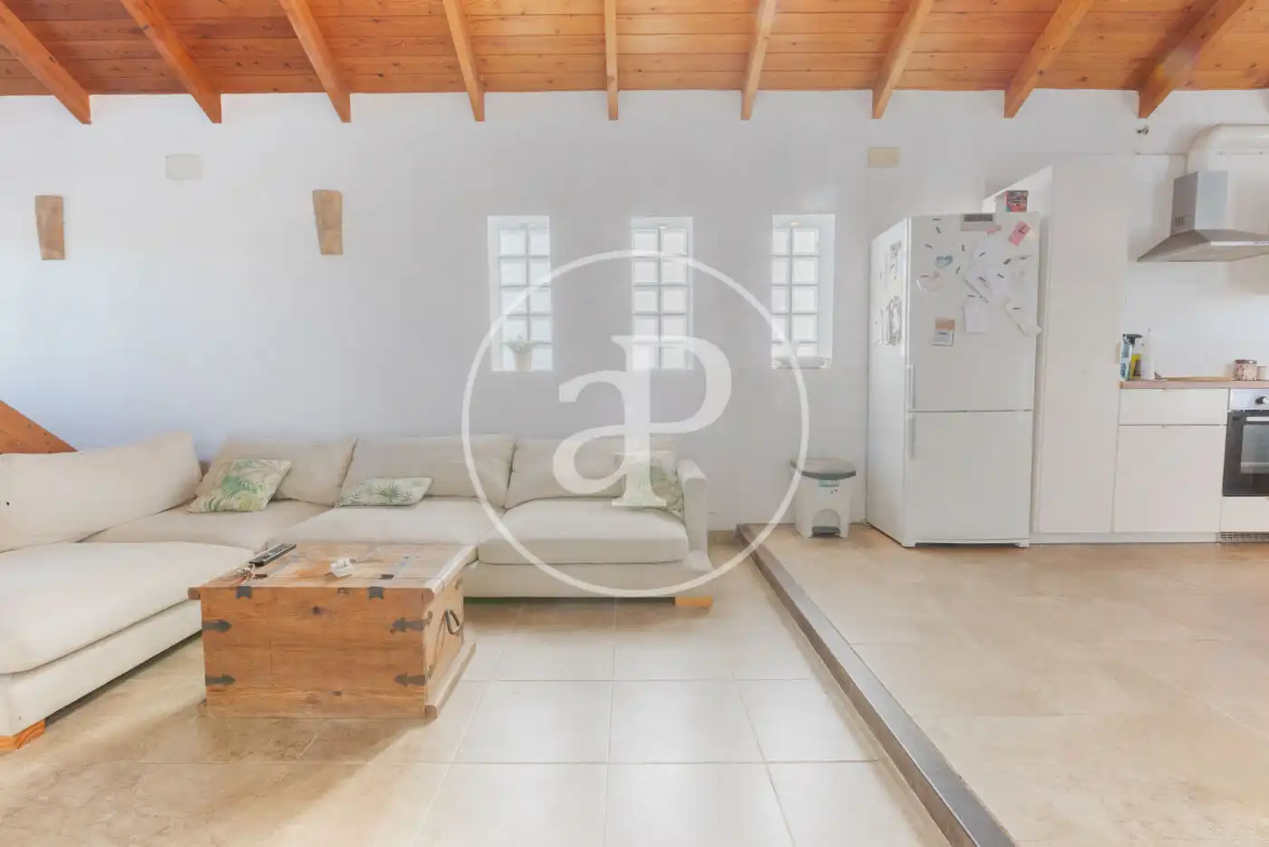 Sala de estar de Casa o chalet en venta en Foios con Aire acondicionado, Calefacción y Jardín privado