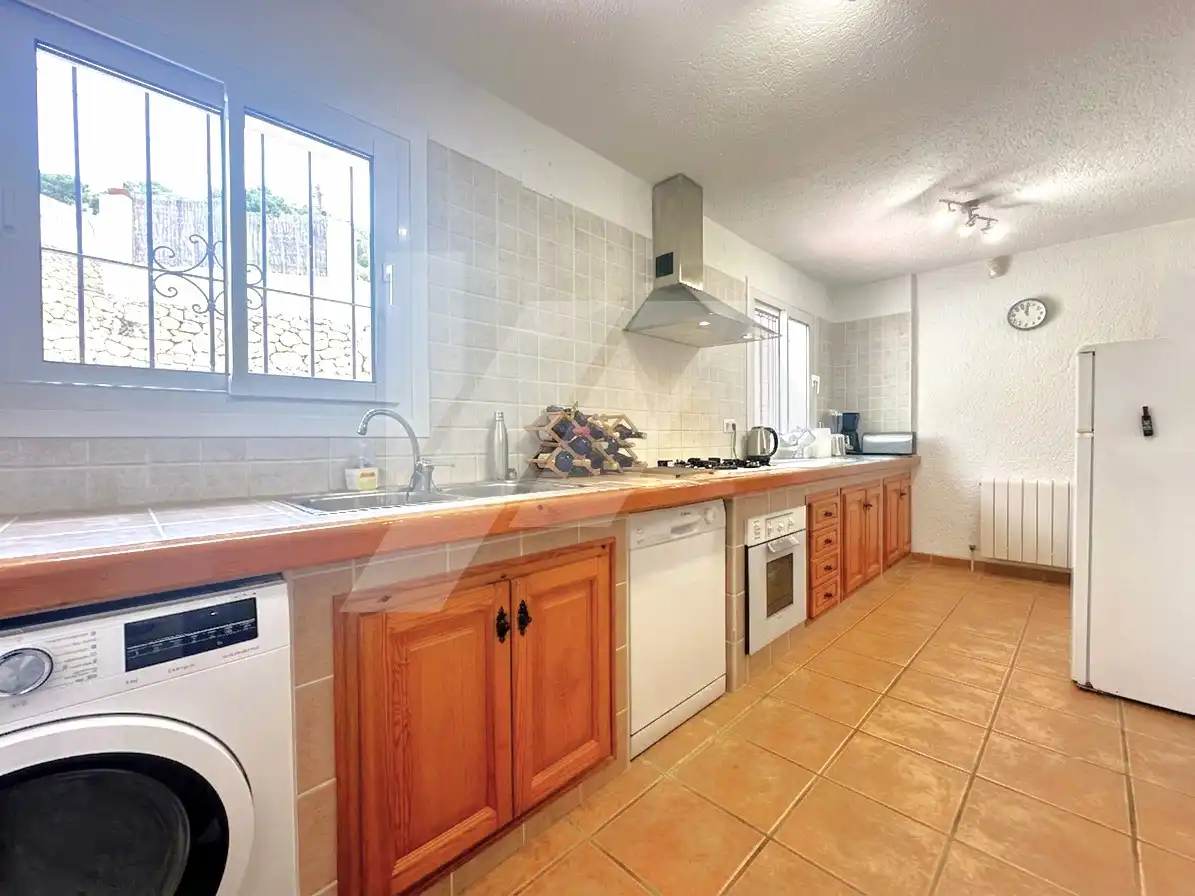 Cocina de Casa o chalet en venta en Moraira con Calefacción, Jardín privado y Terraza